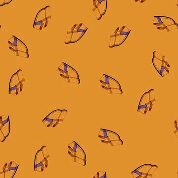 Seamless pattern foot kid slippers cartoon vector Illustrazione stock