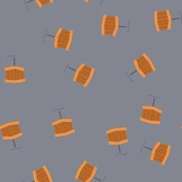 Seamless pattern force tnt bomb cartoon vector Stock Illustration