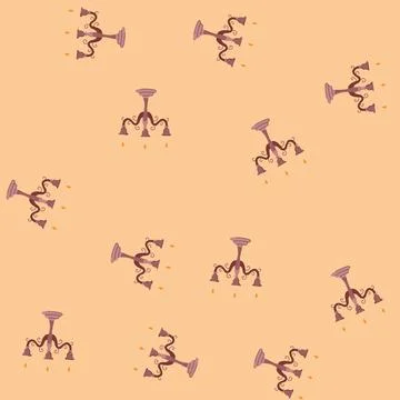 Seamless pattern forex candlestick holder cartoon vector 스톡 일러스트
