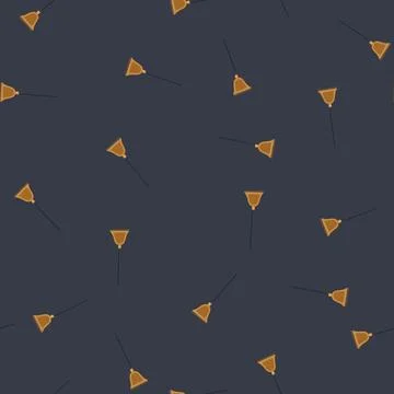 Seamless pattern fork rake cartoon vector Stock Illustration
