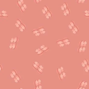 Seamless pattern form ice cube tray color icon vector Stock Illustration