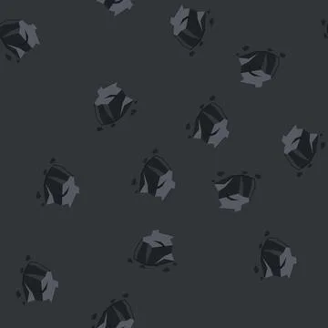 Seamless pattern fossil coal ore cartoon vector Stock Illustration