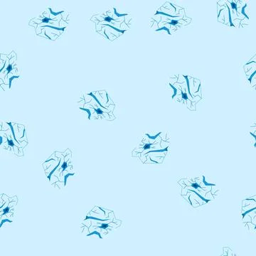 Seamless pattern fracture ice crack cartoon vector Stock Illustration