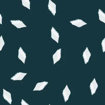 Seamless pattern fragment glass broken shard cartoon vector Stock Illustration