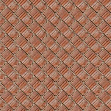 Seamless pattern of fragment of red stone wall Stock Photos