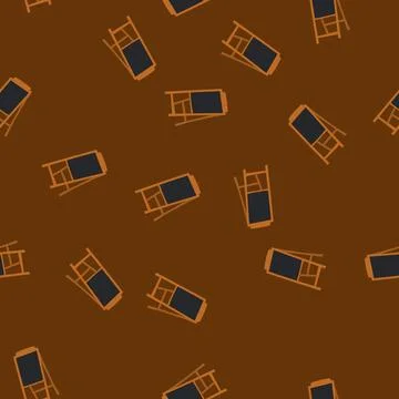 Seamless pattern frame outdoor chalkboard cartoon vector 스톡 일러스트