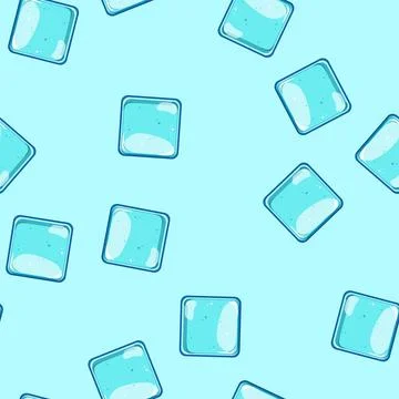 Seamless pattern frame square game button cartoon vector Ilustración de archivo