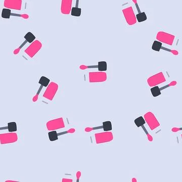 Seamless pattern free lip gloss cartoon vector 스톡 일러스트