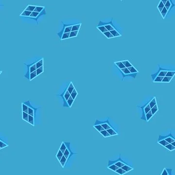 Seamless pattern freezer ice cube tray color icon vector Illustrazione stock