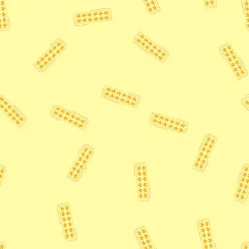 Seamless pattern freezer ice cube tray cartoon vector Stock Illustration