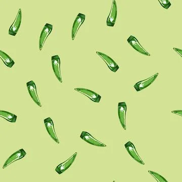 Seamless pattern fresh aloe vera cosmetic cartoon vector 库存插图