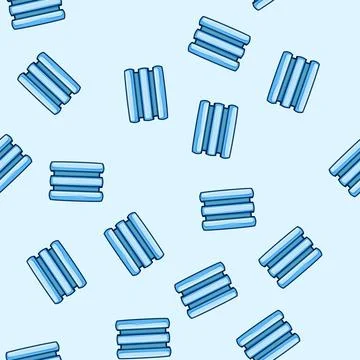 Seamless pattern fresh chewing gum cartoon vector イラスト素材