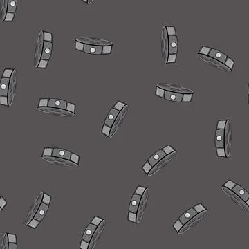 Seamless pattern fresh crepe maker cartoon vector Illustrazione stock