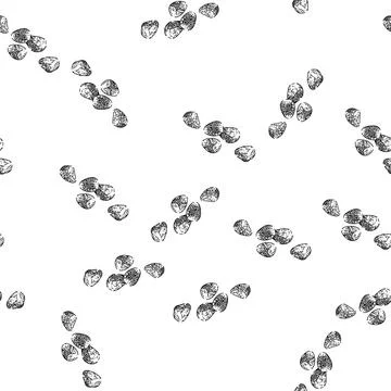 Seamless pattern fresh pomegranate sketch hand drawn Illustrazione stock