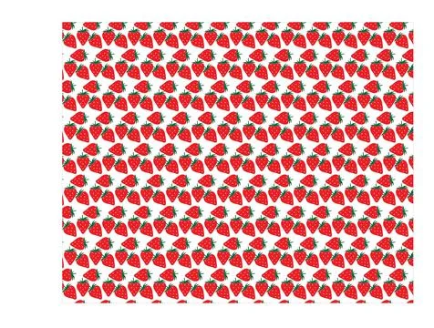 Seamless pattern of fresh strawberry background - Vector illustration Stock Illustration