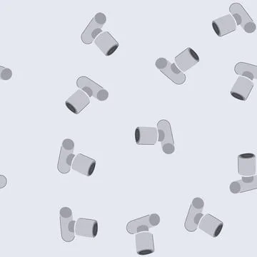 Seamless pattern friendly faucet aerator cartoon vector Stock Illustration
