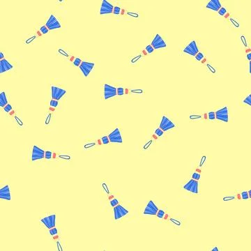 Seamless pattern fringe tassel rope cartoon vector Stockillustratie