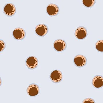 Seamless pattern froth coffee cup top cartoon vector Stock Illustration