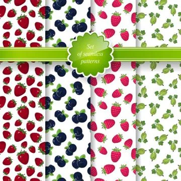 Seamless Pattern with Fruit Background Illustrazione stock