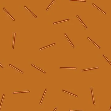 Seamless pattern Full orange segmented progress bar achievement indicator Stock Illustration
