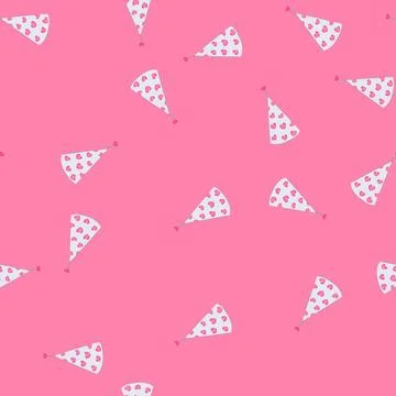 Seamless pattern fun party hat cartoon vector Illustrazione stock