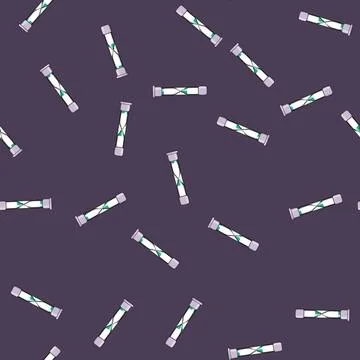 Seamless pattern fun sand timer kids cartoon vector イラスト素材