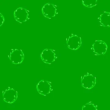Seamless pattern fun slime frame cartoon vector 库存插图