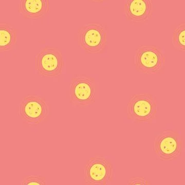 Seamless pattern fun sun character cartoon vector イラスト素材
