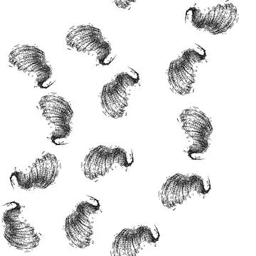 Seamless pattern funnel tornado sketch hand drawn 스톡 일러스트