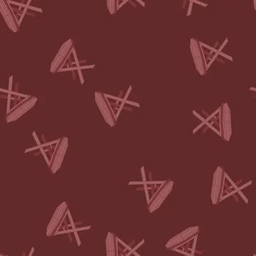 Seamless pattern furniture folding table cartoon vector Stock Illustration