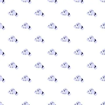 Seamless pattern of futuristic robot hands technology Stock Illustration