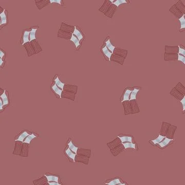 Seamless pattern fuzzy socks soccer cartoon vector イラスト素材