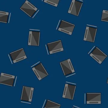Seamless pattern gadget pen display cartoon vector Stock-Illustration