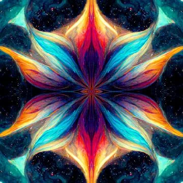 Seamless pattern of galaxy nebula space for background Stock Illustration