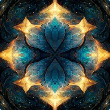 Seamless pattern of galaxy nebula space for background Illustrazione stock