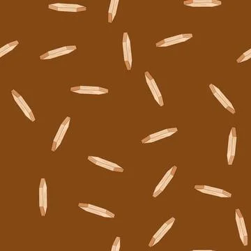 Seamless pattern gallery wood platform cartoon vector Stock Illustration