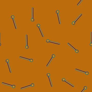Seamless pattern Game energy bar full power progress icon Stock Illustration