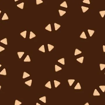 Seamless pattern game wooden button cartoon vector Stock Illustration