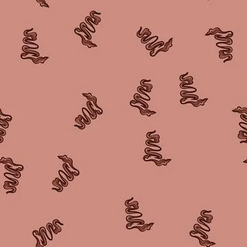 Seamless pattern ganache chocolate drip sause cartoon vector イラスト素材