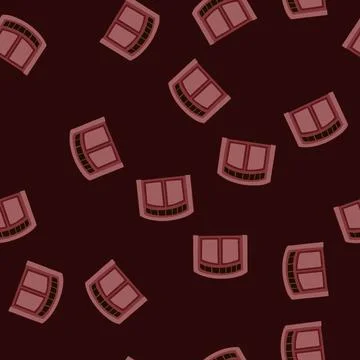 Seamless pattern garage door creating entrance to building structure Stock Illustration