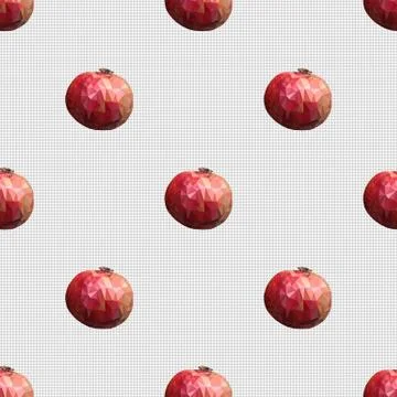 Seamless pattern a garnets Stock Illustration