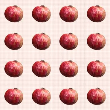 Seamless pattern a garnets Stock Illustration