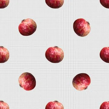 Seamless pattern a garnets Stock Illustration