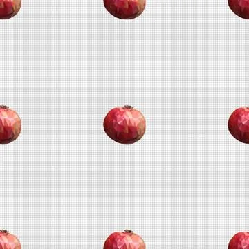 Seamless pattern a garnets Stock Illustration