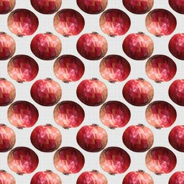 Seamless pattern a garnets Stock Illustration