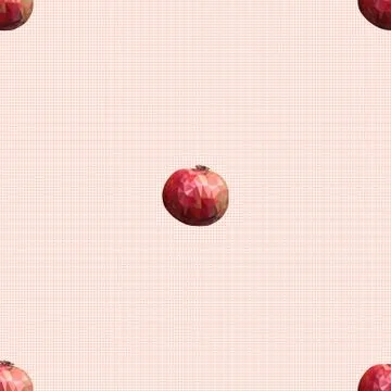 Seamless pattern a garnets Stock Illustration