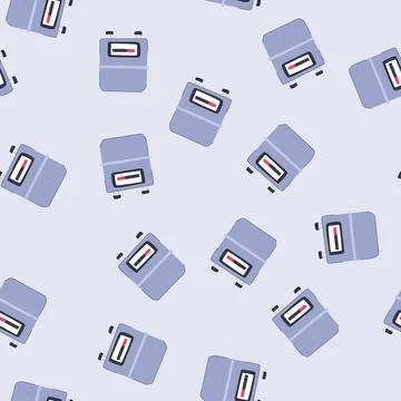 Seamless pattern gas meter icon showing energy consumption measurement Stock Illustration