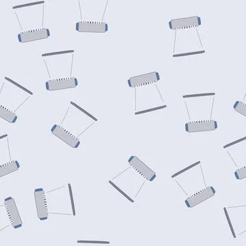 Seamless pattern gas solar water heater cartoon vector 스톡 일러스트