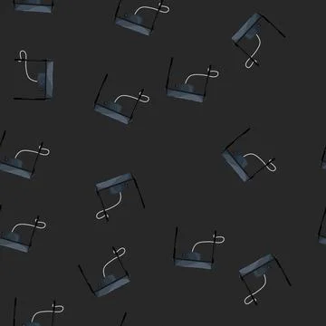 Seamless pattern gas stove camp cartoon vector 스톡 일러스트