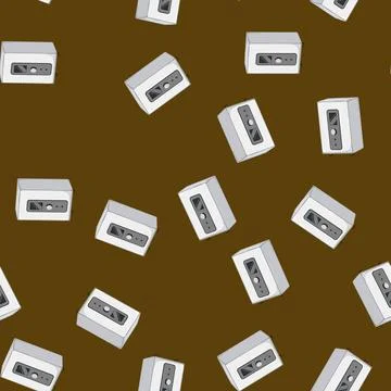 Seamless pattern gas water boiler cartoon vector 스톡 일러스트